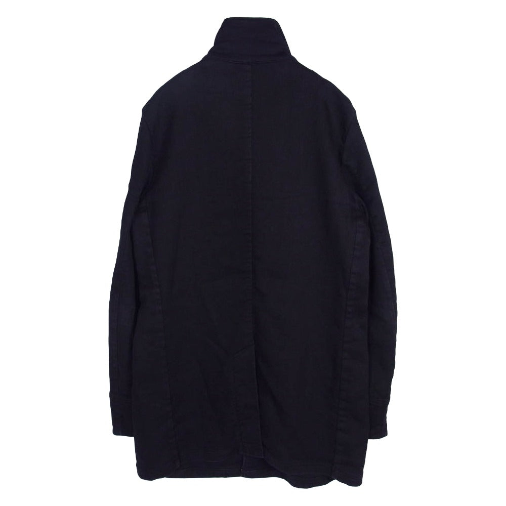 ROAR ロアー 二丁拳銃釦 比翼 スタンドカラー コート ブラック系 2【中古】