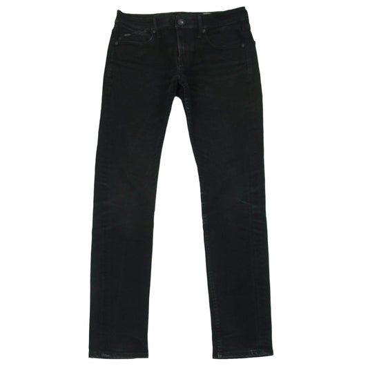 YANUK ヤヌーク 57203018 NEIL ストレッチ タイトスリム シルエット デニム パンツ 日本製 ブラック系 BLK 30【中古】