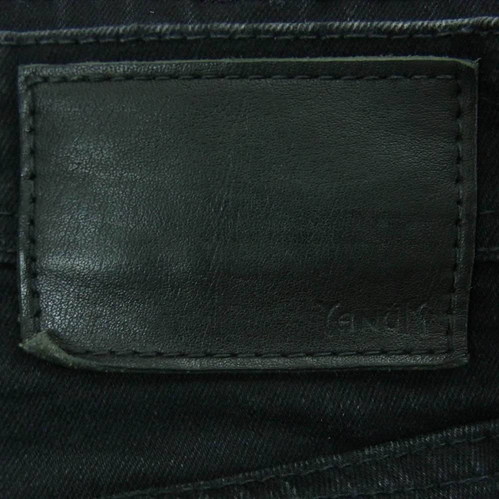 YANUK ヤヌーク 57203018 NEIL ストレッチ タイトスリム シルエット デニム パンツ 日本製 ブラック系 BLK 30【中古】