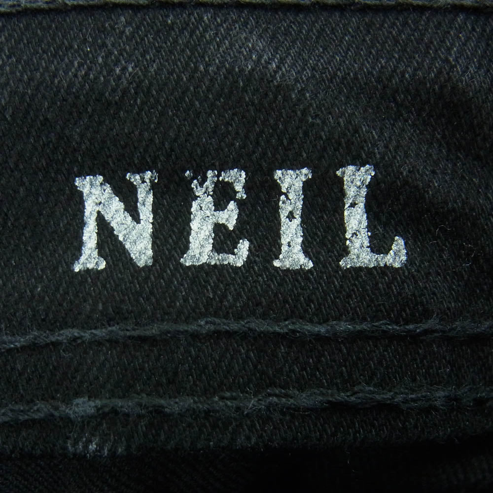 YANUK ヤヌーク 57203018 NEIL ストレッチ タイトスリム シルエット デニム パンツ 日本製 ブラック系 BLK 30【中古】