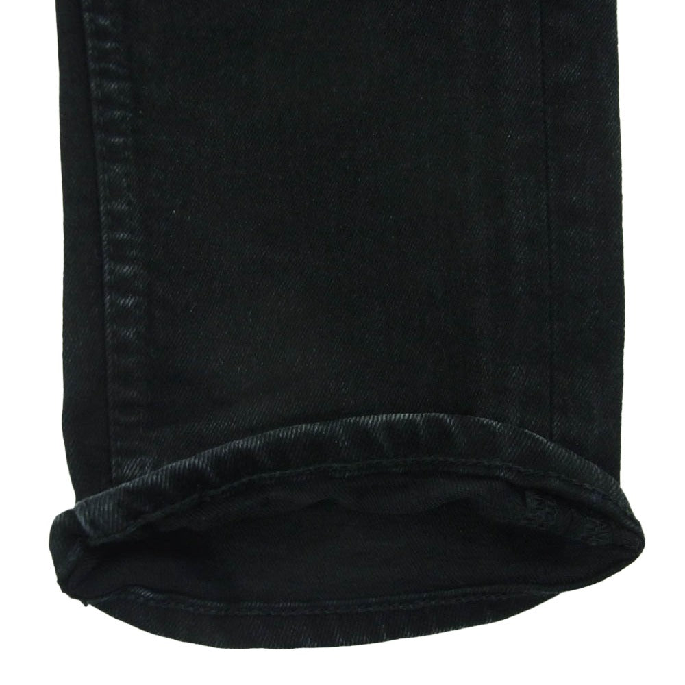 YANUK ヤヌーク 57203018 NEIL ストレッチ タイトスリム シルエット デニム パンツ 日本製 ブラック系 BLK 30【中古】