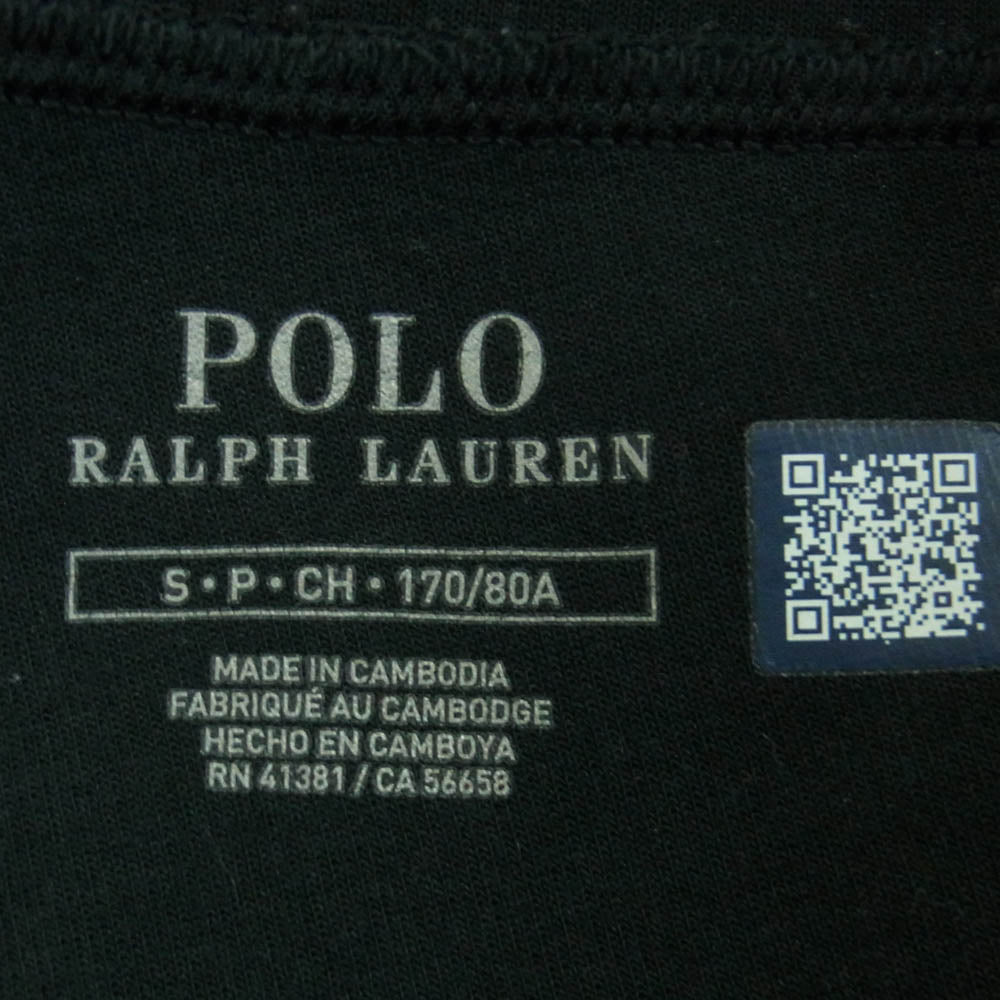 POLO RALPH LAUREN ポロ・ラルフローレン ダブルニット カーゴ ジョガー パンツ ポニーロゴ スウェット ブラック系 S【中古】