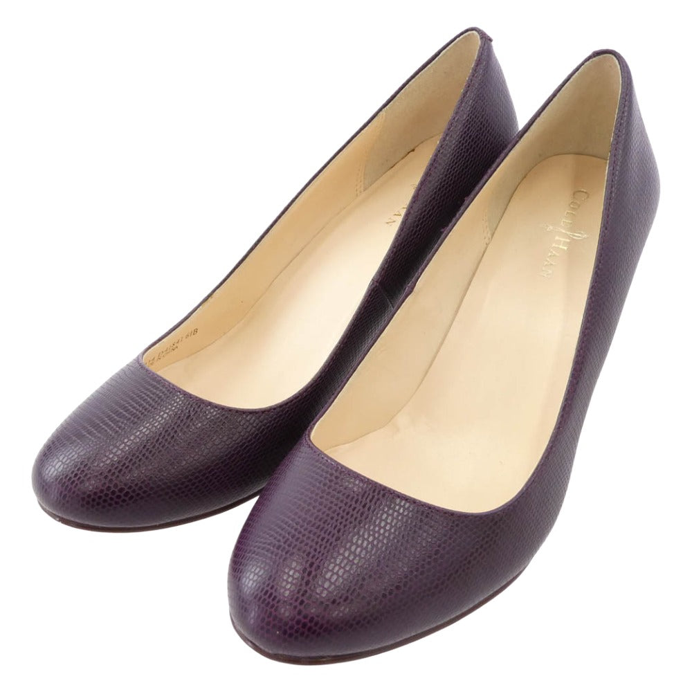COLE HAAN コールハーン D41841 LAINEY WDG 75 2 パンプス パープル パープル系 6.5【中古】