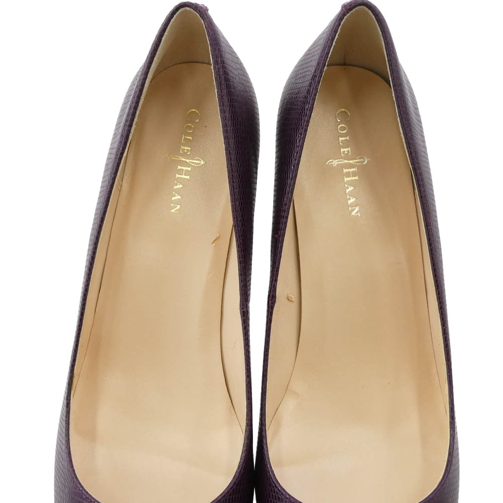 COLE HAAN コールハーン D41841 LAINEY WDG 75 2 パンプス パープル パープル系 6.5【中古】