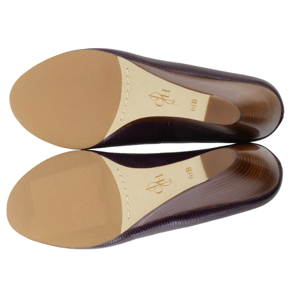 COLE HAAN コールハーン D41841 LAINEY WDG 75 2 パンプス パープル パープル系 6.5【中古】