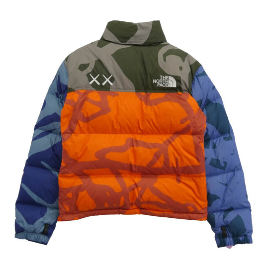 THE NORTH FACE ノースフェイス NF0A7WLU x KAWS 1996 RETRO NUPTSE JACKET カウズ レトロヌプシ ダウンジャケット マルチカラー系 XS【中古】