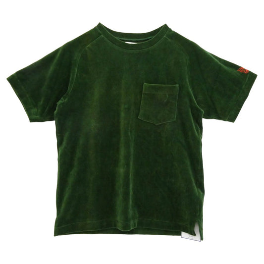 Needles ニードルス Crew Neck Tee フリース 半袖 Tシャツ グリーン系 S【中古】