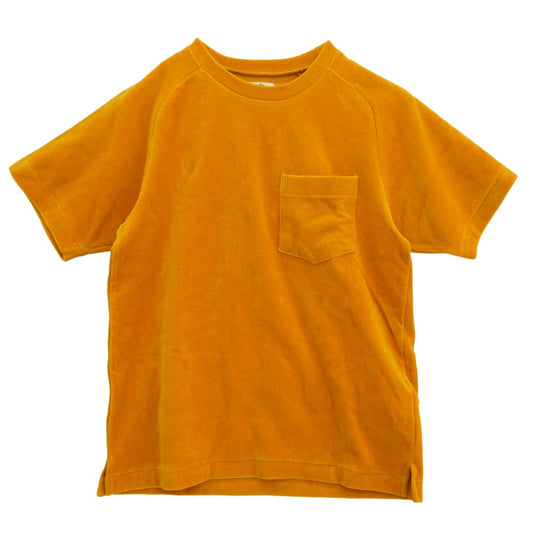 Needles ニードルス Crew Neck Tee フリース 半袖 Tシャツ イエロー系 S【中古】