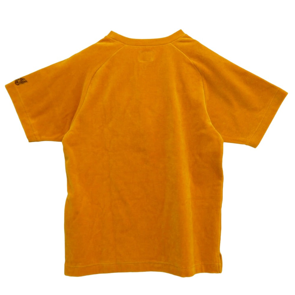 Needles ニードルス Crew Neck Tee フリース 半袖 Tシャツ イエロー系 S【中古】
