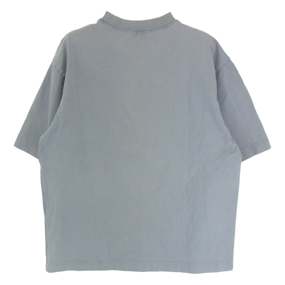ACNE STUDIOS アクネストゥディオズ BL0278 ロゴ プリント クルーネック 半袖 Tシャツ グレー系 XS【中古】