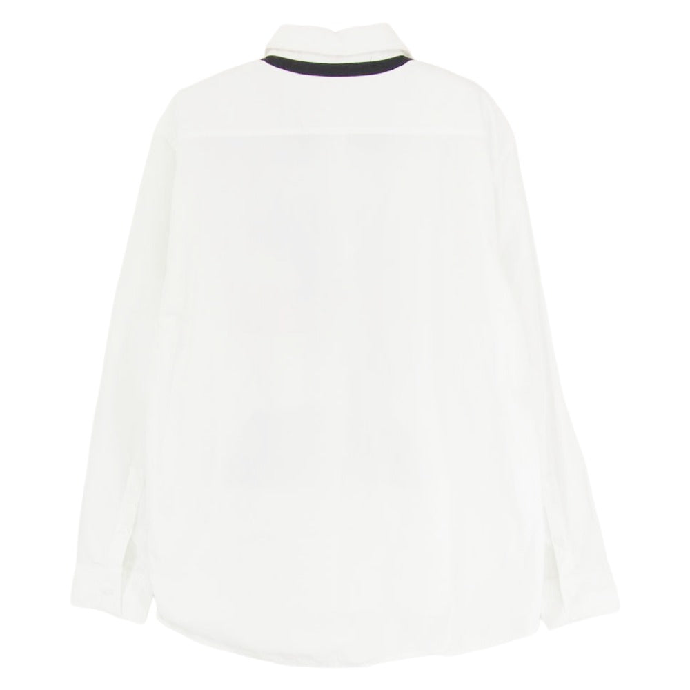 MARNI マルニ フロント グラフィック プリント 長袖 ロングスリーブ シャツ ホワイト系 44【中古】