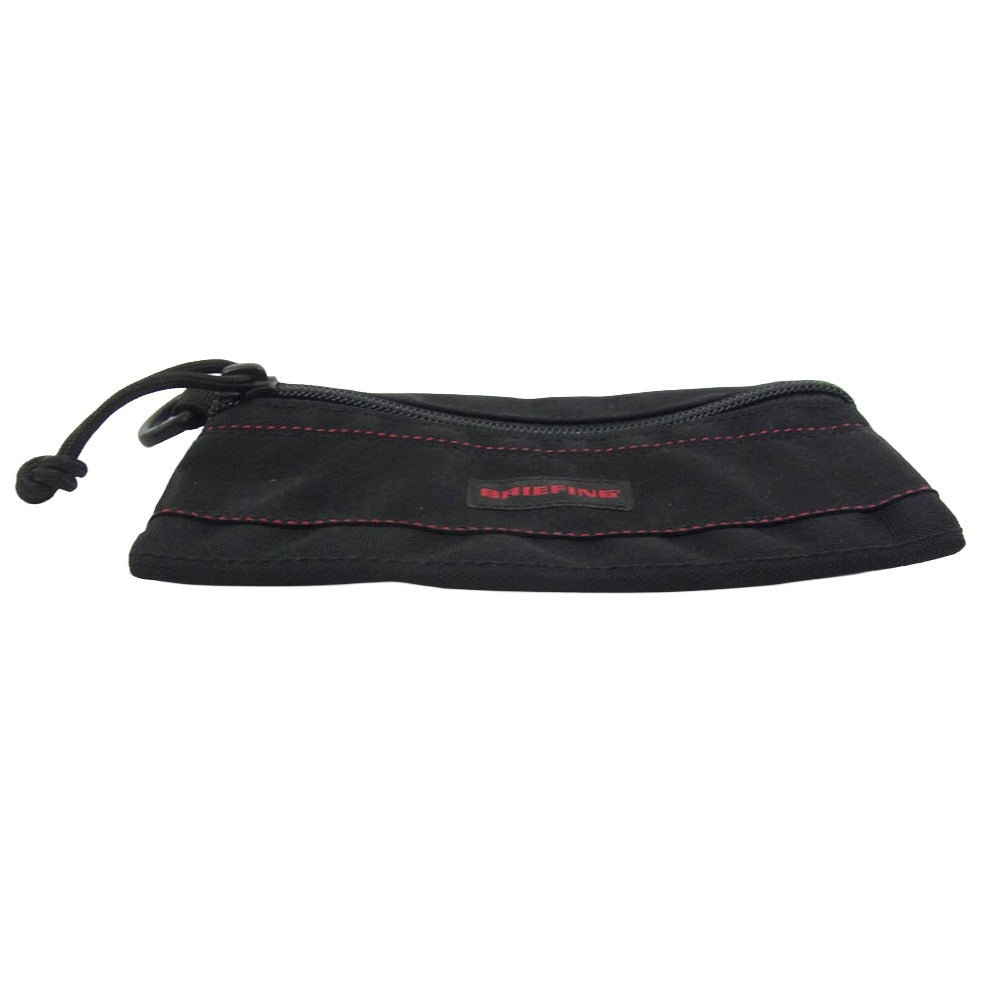 BRIEFING ブリーフィング FLAT POUCH S MW GENII フラット ポーチ ブラック系【中古】