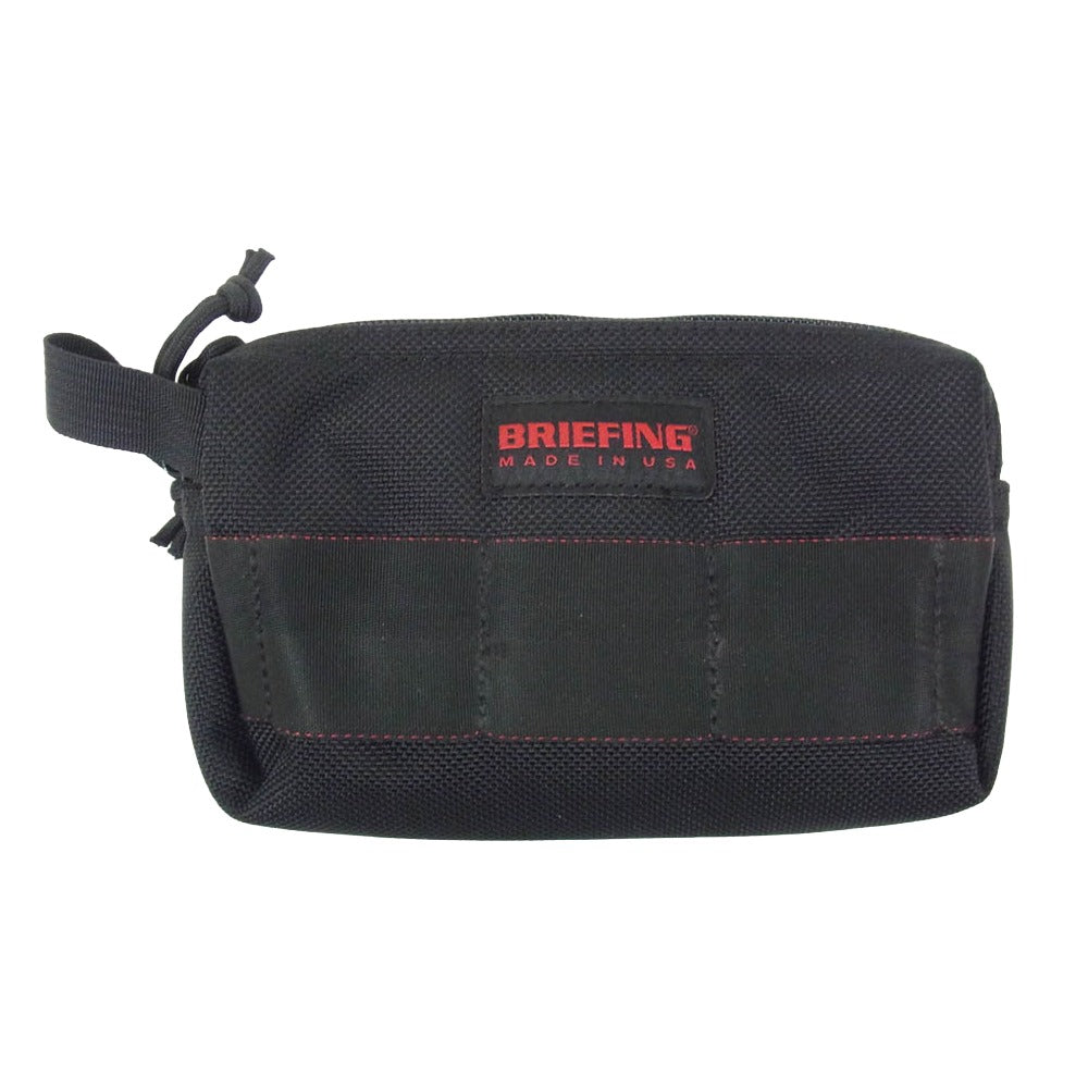 BRIEFING ブリーフィング USA製 MOBILE POUCH モバイル ポーチ M ブラック系【中古】