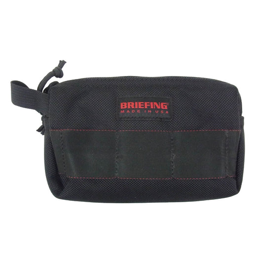 BRIEFING ブリーフィング USA製 MOBILE POUCH モバイル ポーチ M ブラック系【中古】