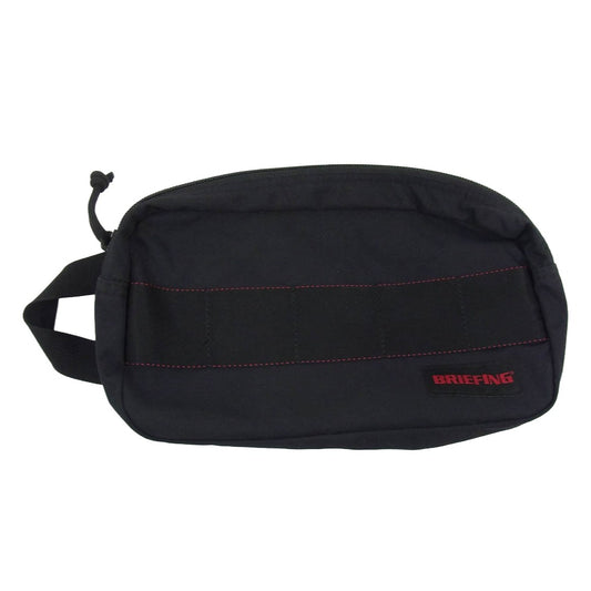 BRIEFING ブリーフィング ONE ZIP POUCH MW GENII ワンジップ ポーチ バッグ ブラック系【中古】