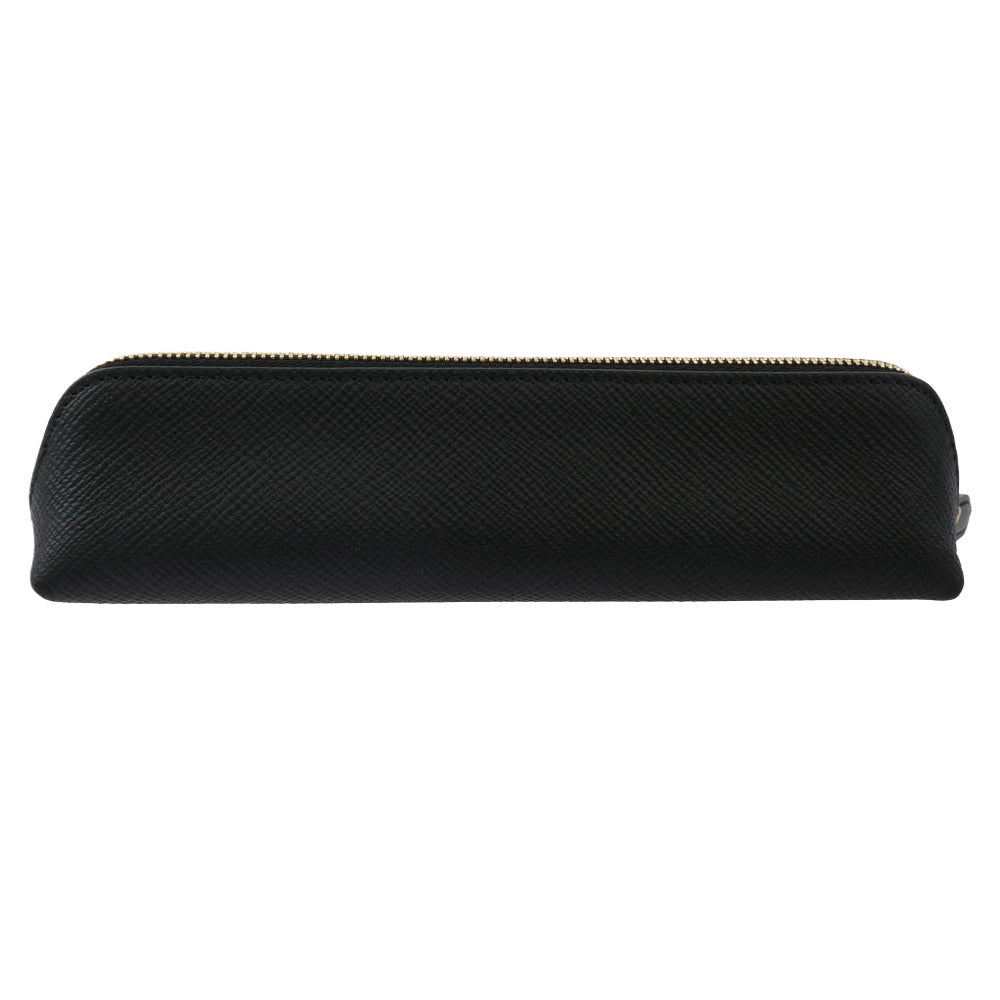 SMYTHSON スマイソン Panama Pencil Case パナマ ペンシルケース ブラック系【中古】