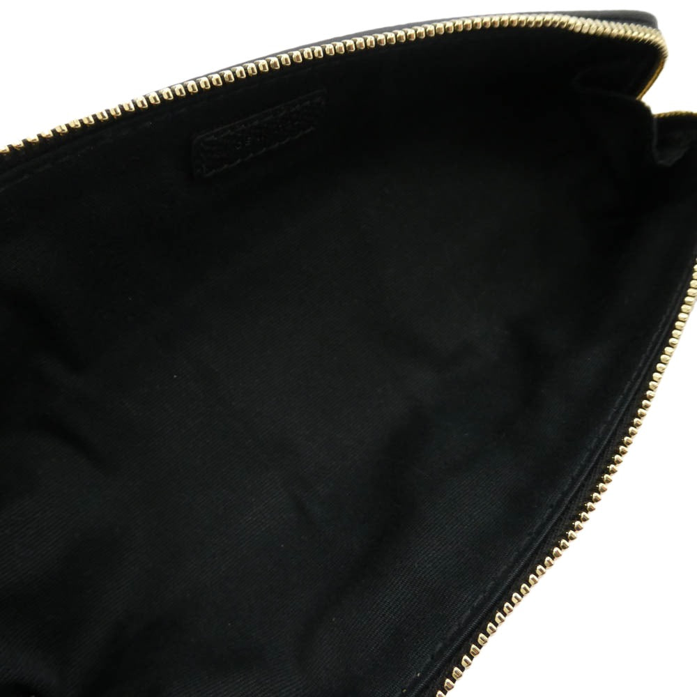SMYTHSON スマイソン Panama Pencil Case パナマ ペンシルケース ブラック系【中古】
