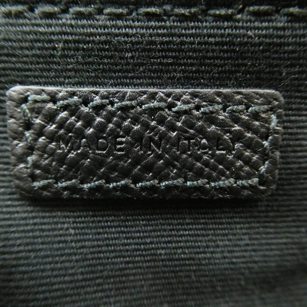 SMYTHSON スマイソン Panama Pencil Case パナマ ペンシルケース ブラック系【中古】
