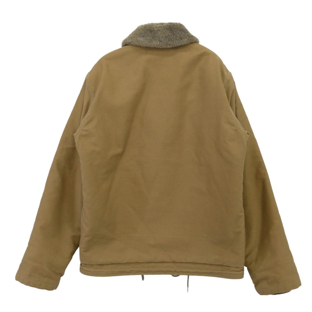 Buzz Rickson's バズリクソンズ BR12031 Type N-1 KHAKI NAVY DEPARTMENT 40s Model デッキジャケット ミリタリー ジャケット ブラウン系 S【中古】