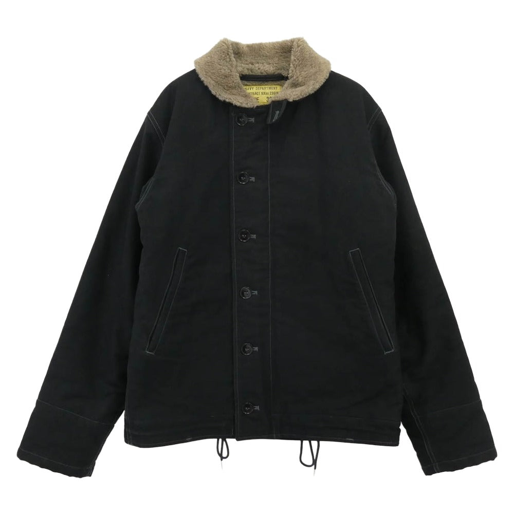 Buzz Rickson's バズリクソンズ BR12030 Type N-1 NAVY DEPARTMENT 40s Mode デッキジャケット ミリタリー ジャケット ネイビー系 36【中古】
