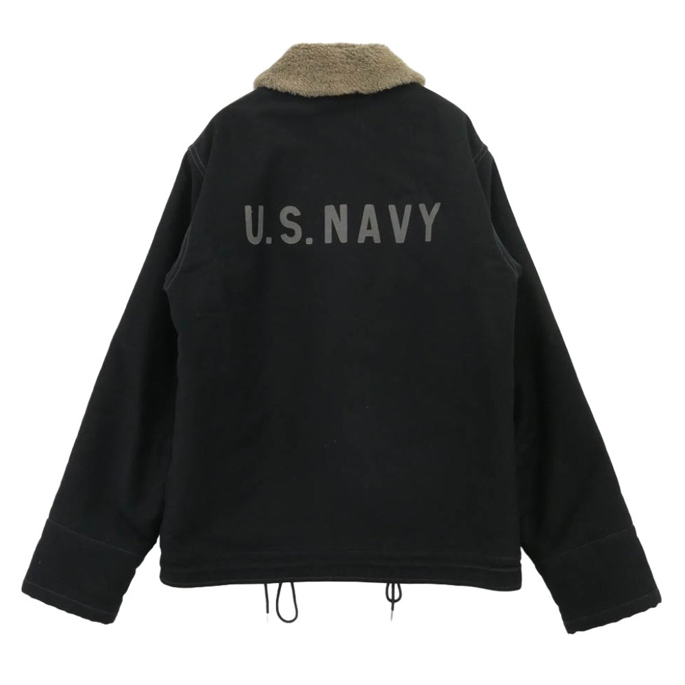 Buzz Rickson's バズリクソンズ BR12030 Type N-1 NAVY DEPARTMENT 40s Mode デッキジャケット ミリタリー ジャケット ネイビー系 36【中古】