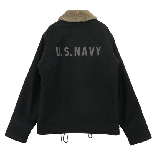 Buzz Rickson's バズリクソンズ BR12030 Type N-1 NAVY DEPARTMENT 40s Mode デッキジャケット ミリタリー ジャケット ネイビー系 36【中古】