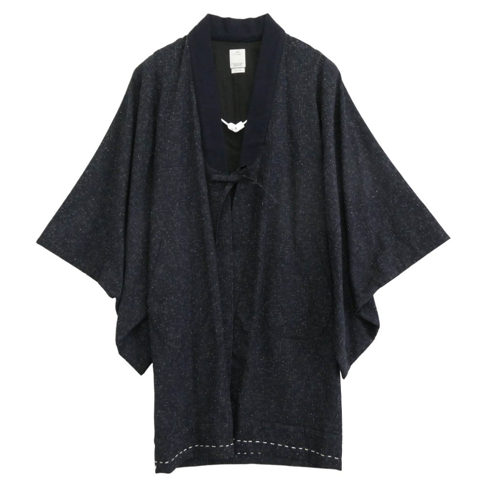 VISVIM ビズビム 17SS 0317105013002 WMV kimono coat ウール キモノコート ネイビー系 3【中古】