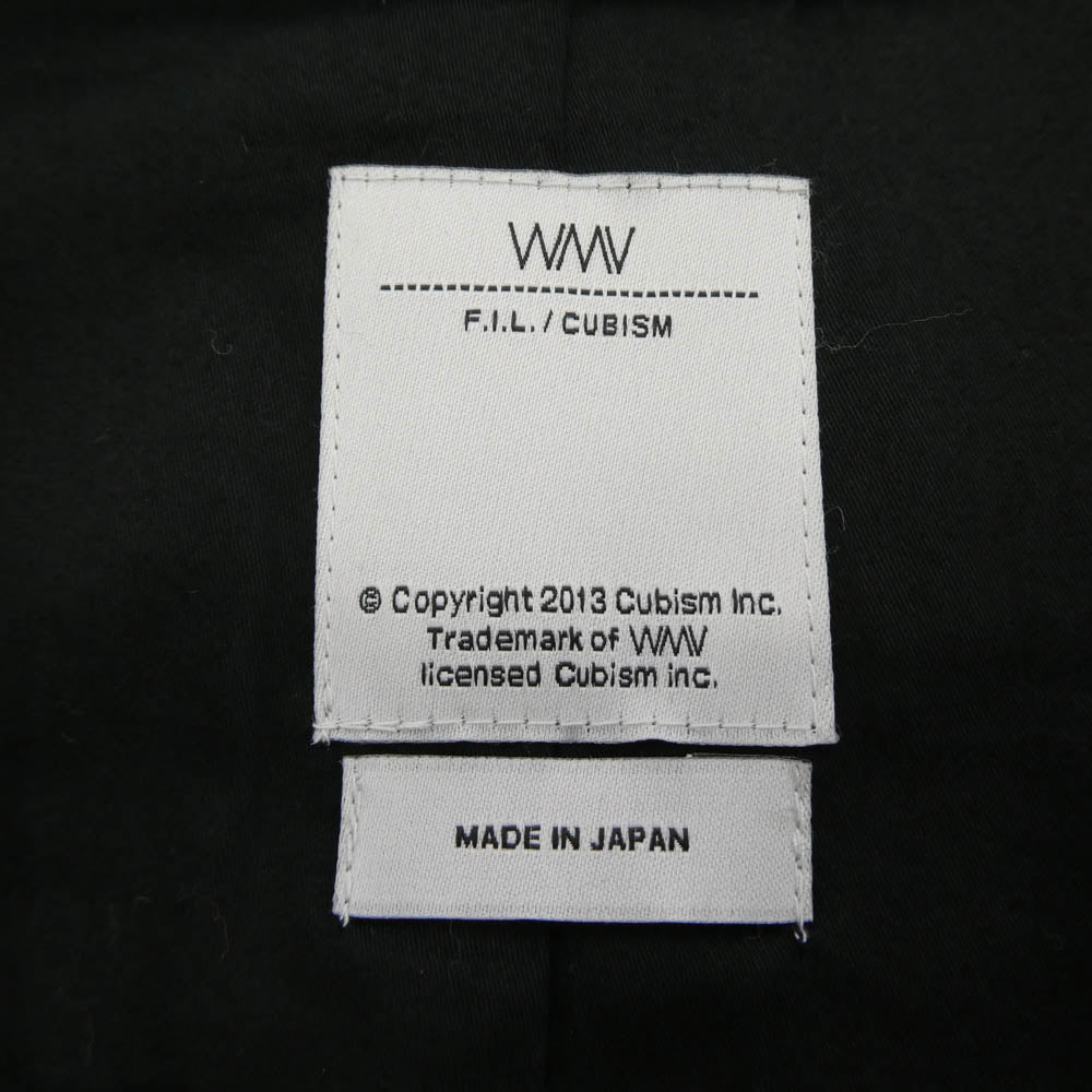 VISVIM ビズビム 17SS 0317105013002 WMV kimono coat ウール キモノコート ネイビー系 3【中古】