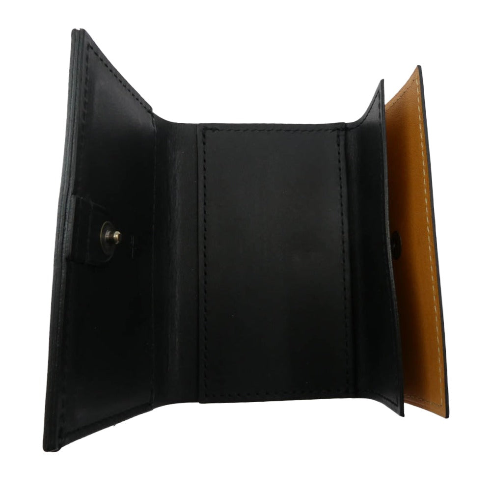 エムピウ straccio superiore ストラッチョ スペリオーレ コンパクト 財布 ブラック系【中古】