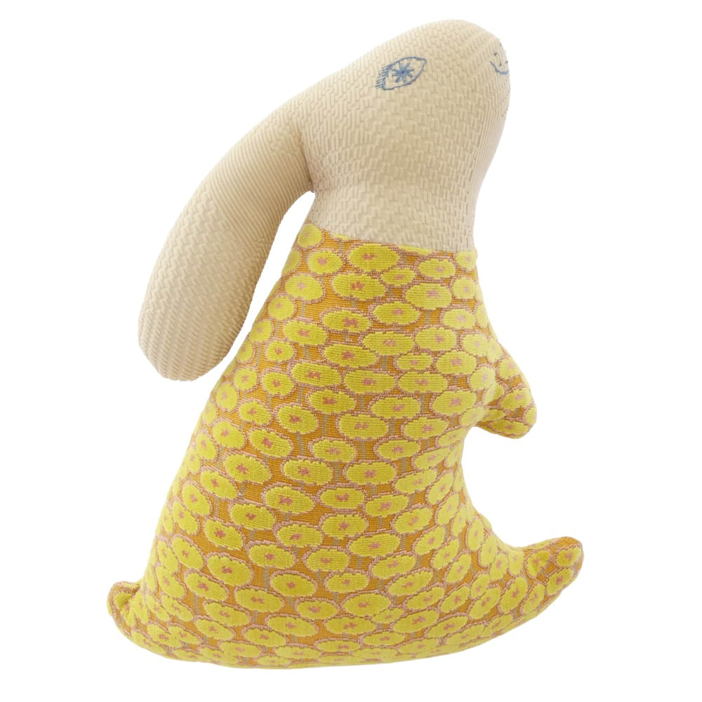mina perhonen ミナペルホネン うさぎ クッション centofiori イエロー系【中古】