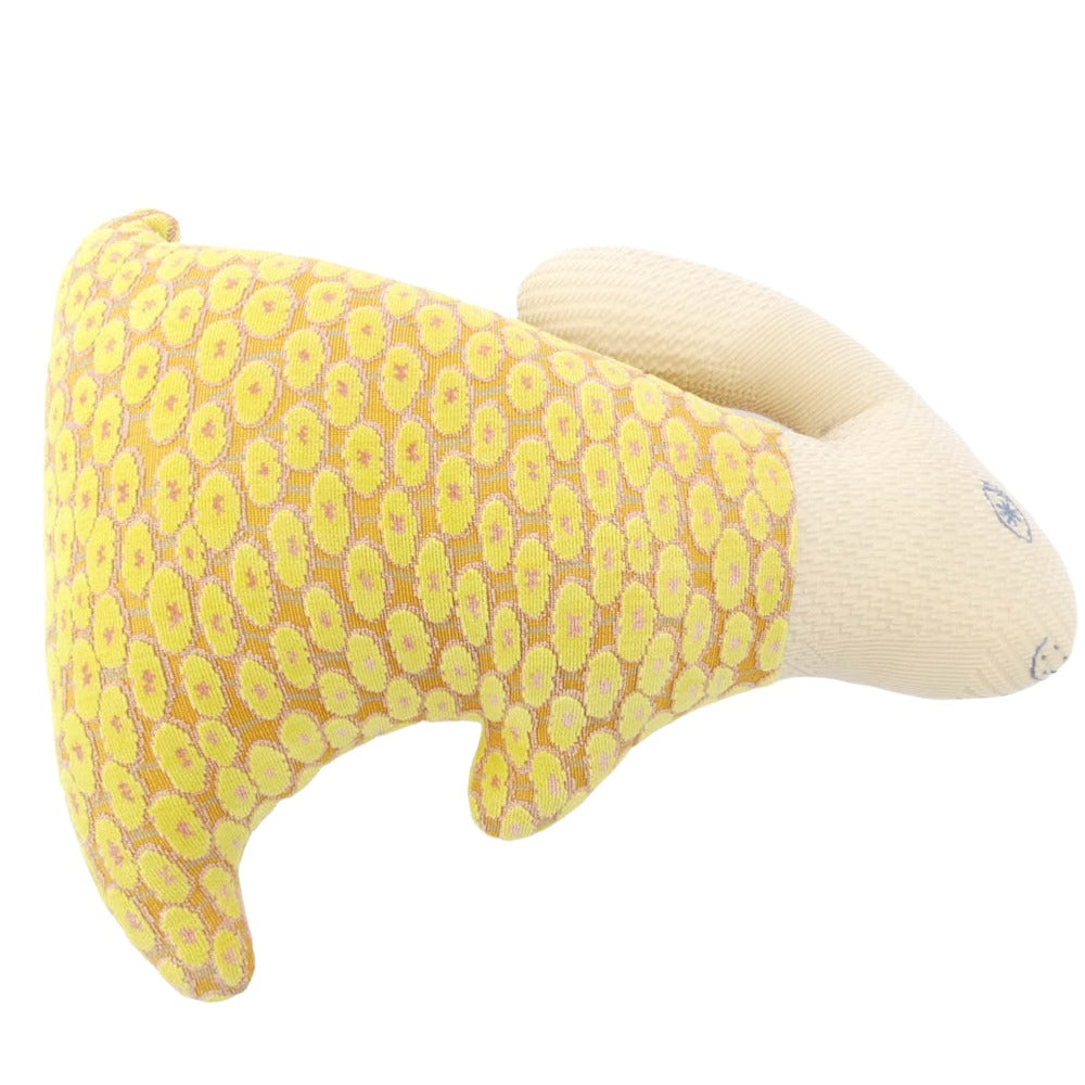 mina perhonen ミナペルホネン うさぎ クッション centofiori イエロー系【中古】