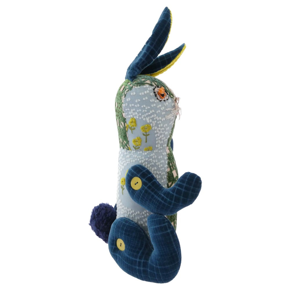 mina perhonen ミナペルホネン Nathalie L?t? ナタリーレテ POM PON ポンポンうさぎ クッション マルチカラー系【中古】