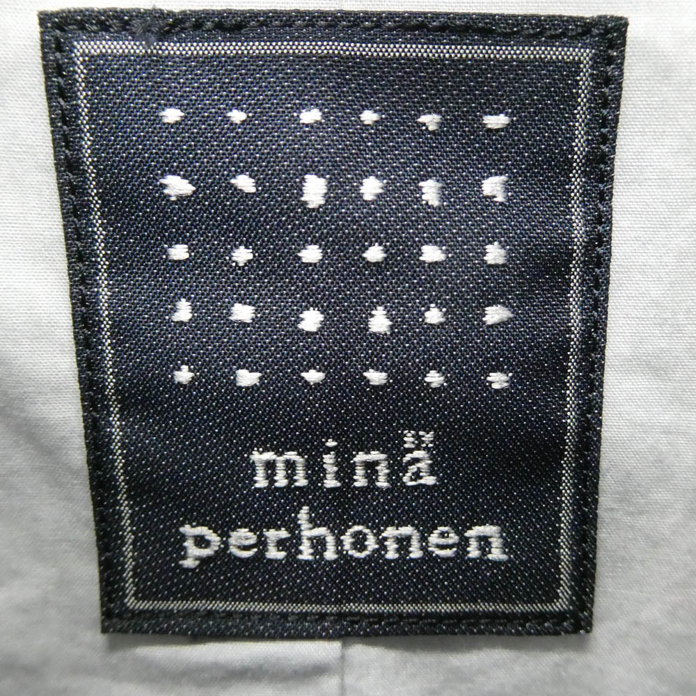 mina perhonen ミナペルホネン 23AW aba2400 forest wave × tambourine フォレストウェーブ タンバリン ブルゾン グレー系 マルチカラー系 38【中古】