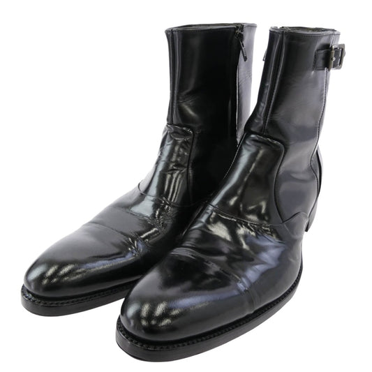 alfredoBANNISTER アルフレッドバニスター 5271206001 SIDE ZIP BOOT サイドジップ ブーツ ブラック系 42【中古】