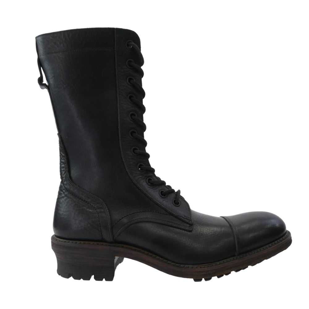 alfredoBANNISTER アルフレッドバニスター 5291005208 直営店限定 バンダナ巻き ロング ブーツ ブラック系 42【極上美品】【中古】