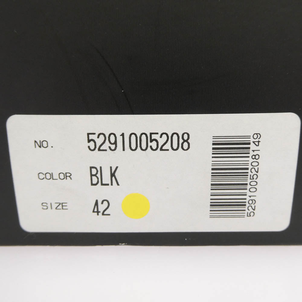 alfredoBANNISTER アルフレッドバニスター 5291005208 直営店限定 バンダナ巻き ロング ブーツ ブラック系 42【極上美品】【中古】