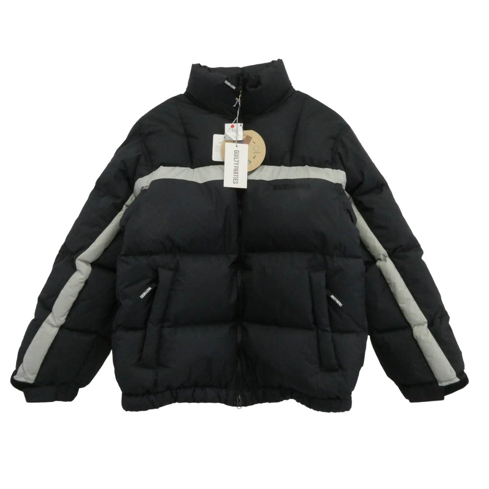 WACKO MARIA ワコマリア 24AW 24FW-WMO-NA01 × NANGA ナンガ SWITCHING DOWN JACKET TYPE-1 スイッチング ダウン ジャケット ブラック系 M【極上美品】【中古】