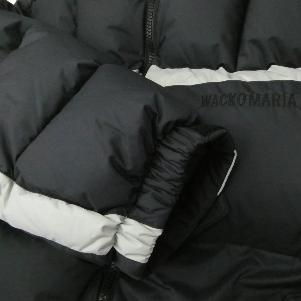 WACKO MARIA ワコマリア 24AW 24FW-WMO-NA01 × NANGA ナンガ SWITCHING DOWN JACKET TYPE-1 スイッチング ダウン ジャケット ブラック系 M【極上美品】【中古】