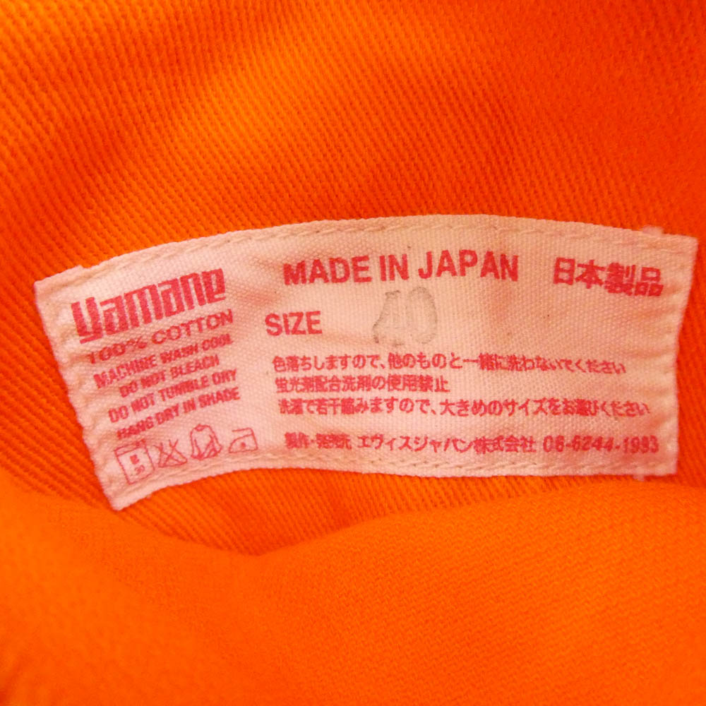 EVISU エヴィス YAMANE タンカース ジャケット オレンジ系 40【中古】