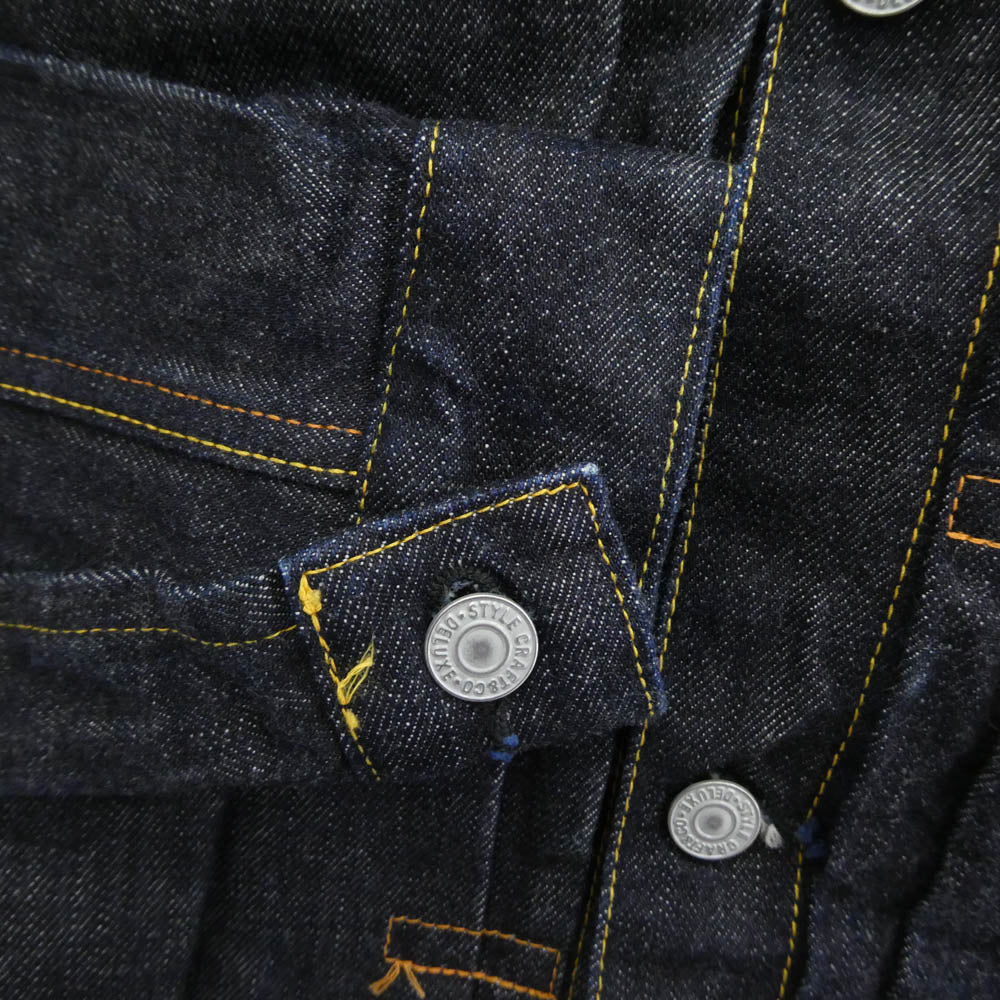 EVISU エヴィス No.2 1st デニム ジャケット インディゴブルー系 38【美品】【中古】