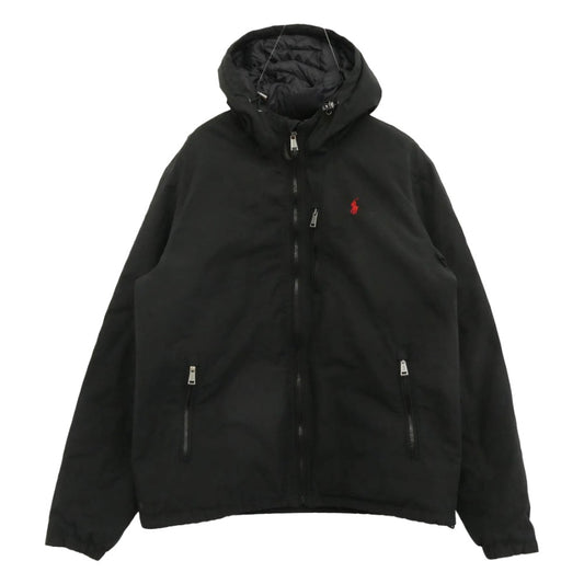 POLO RALPH LAUREN ポロ・ラルフローレン 710940249001 ダウン フルジップフーディ ジャケット ブラック系 M【中古】