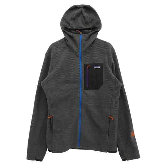 patagonia パタゴニア 24AW 40255 R1 AIR FULL ZIP HOODY R1 エア フルジップ フーディ フリース ジャケット グレー系 M【中古】