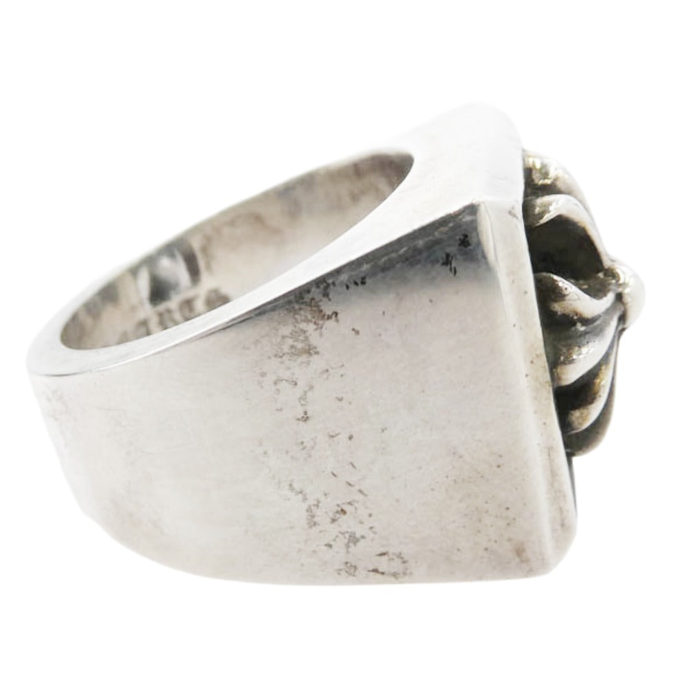 CHROME HEARTS クロムハーツ（原本無） LETTER BLOCK レターブロック CHプラス シルバーリング シルバー系 ＃22号【中古】 CHROME HEARTS クロムハーツ（原本無） LETTER BLOCK レターブロック