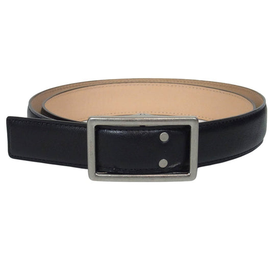 GRAPHPAPER グラフペーパー 4519702 Holeless Leather Classic Belt ホールレス レザー ベルト ブラック系【中古】