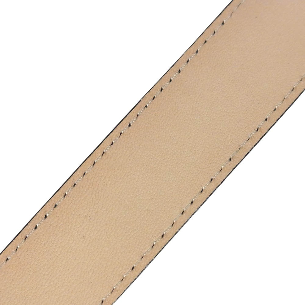 GRAPHPAPER グラフペーパー 4519702 Holeless Leather Classic Belt ホールレス レザー ベルト ブラック系【中古】