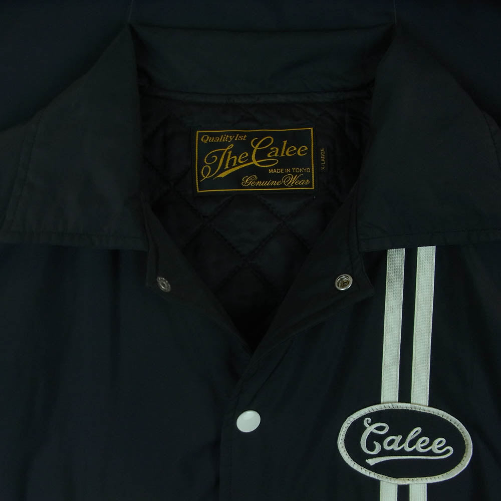 CALEE キャリー RACING COACH JACKET レーシング コーチ 中綿 ジャケット 日本製 ダークネイビー系 XL【中古】