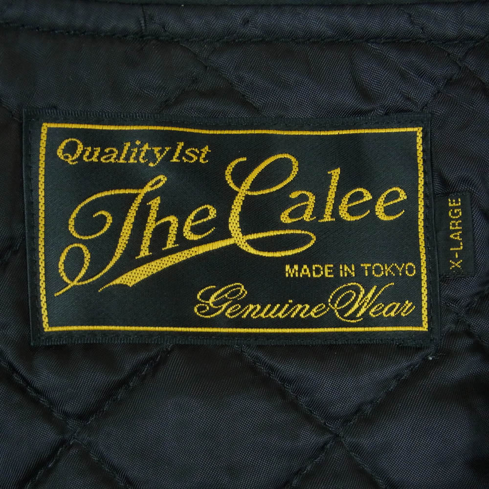CALEE キャリー RACING COACH JACKET レーシング コーチ 中綿 ジャケット 日本製 ダークネイビー系 XL【中古】