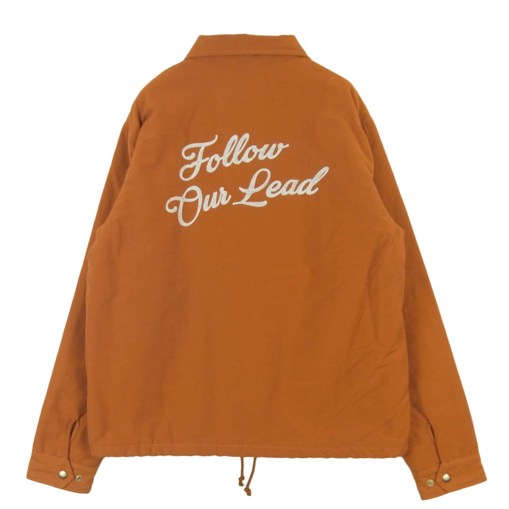 CALEE キャリー CL-16AW004 60/40 CLOTH COACH JACKET クロッチ コーチ 中綿 ジャケット オレンジ系 Orange L【美品】【中古】