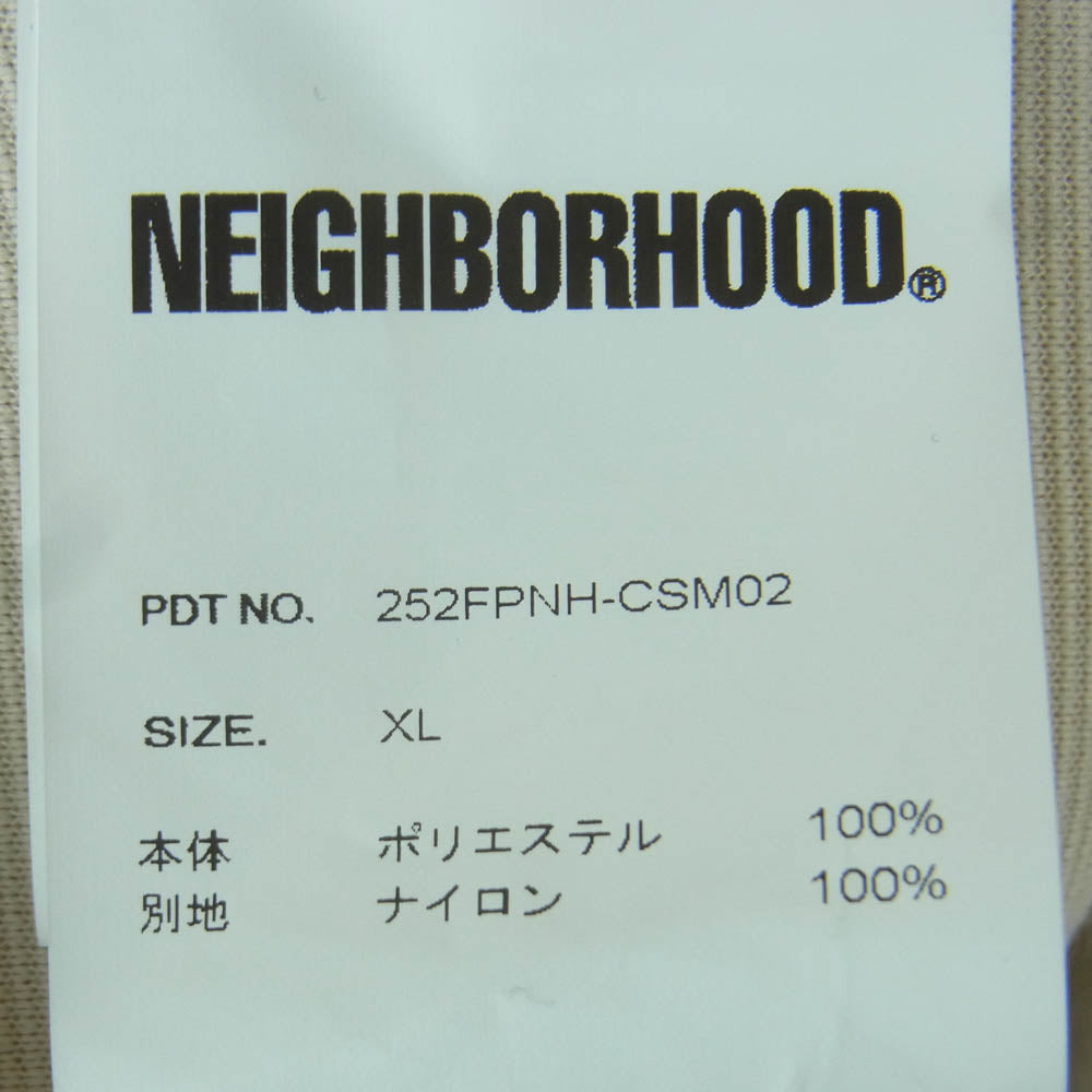 NEIGHBORHOOD ネイバーフッド 252FPNH-CSM02 FLEECE STAND COLLAR LS ボア スタンドカラー プルオーバー フリース ジャケット ベージュ系 XL【中古】