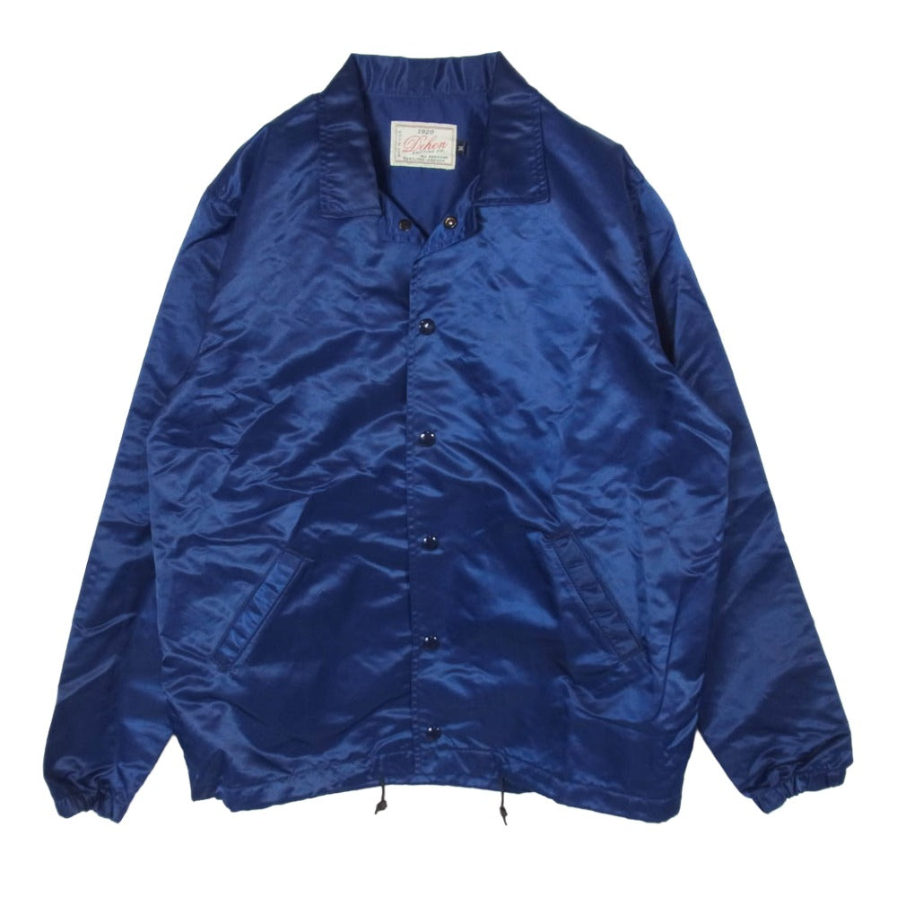ディーエン USA製 ナイロン コーチ ジャケット ネイビー系 M【中古】